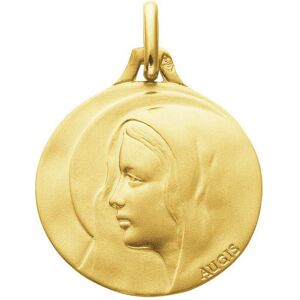 Augis Médaille Vierge au voile - Or jaune 18ct