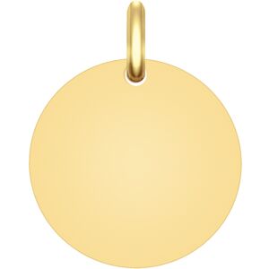 Mon Premier Bijou Pendentif médaille ronde - Or jaune 18ct