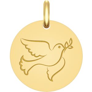 Mon Premier Bijou Médaille Colombe - Or jaune 18ct