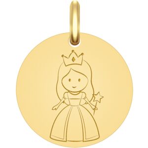 Mon Premier Bijou Médaille Petite fée - Or jaune 9ct