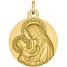 Maison de la Médaille Médaille Notre Dame de douceur - Or jaune 18ct