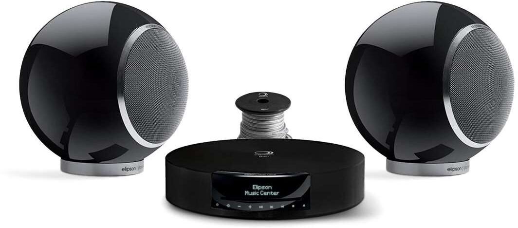 Elipson pack music center bt hd + chromecast + planet l 2.0 noir + câble hp 10m Elipson pack music center bt hd + chromecast + planet l 2.0 noir + câble hp 10m