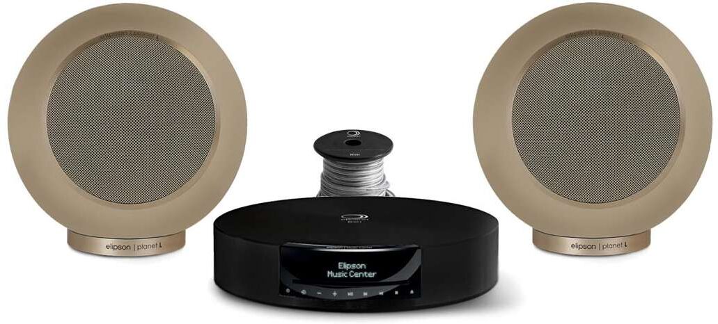 Elipson pack music center bt hd + chromecast + planet l 2.0 saturne dust + câble hp 10m Elipson pack music center bt hd + chromecast + planet l 2.0 saturne dust + câble hp 10m