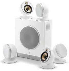 Focal-JMlab dôme flax pack 5.1 blanc Focal-JMlab dôme flax pack 5.1 blanc