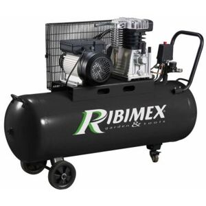 Ribimex Compresseur d air 3cv cuve 100 litres courroie bi-cylindres - Publicité Ribimex Compresseur d air 3cv cuve 100 litres courroie bi-cylindres - Publicité