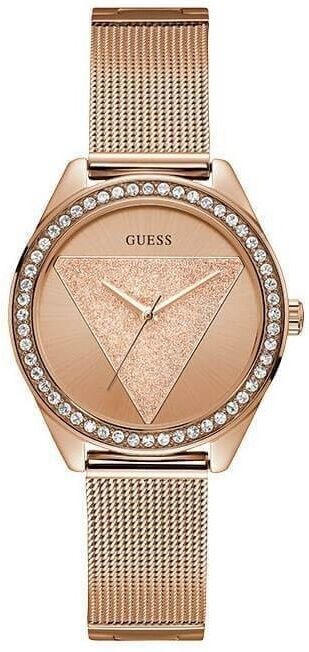 Guess Montre Guess Femme Tri Glitz Acier Doré Rose W1142L4