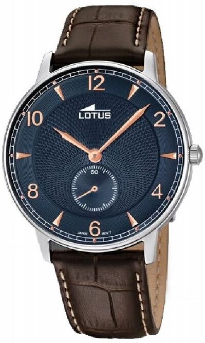 Lotus Montre Lotus Homme Acier Cuir Marron 10134/E Lotus Montre Lotus Homme Acier Cuir Marron 10134/E