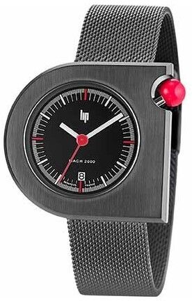 LIP Mach 2000 Métal Montre Homme Bracelet Gris-671092 LIP Mach 2000 Métal Montre Homme Bracelet Gris-671092