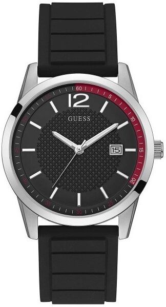 Guess Montre Guess Homme Perry Acier Silicone Noir W0991G1 Guess Montre Guess Homme Perry Acier Silicone Noir W0991G1