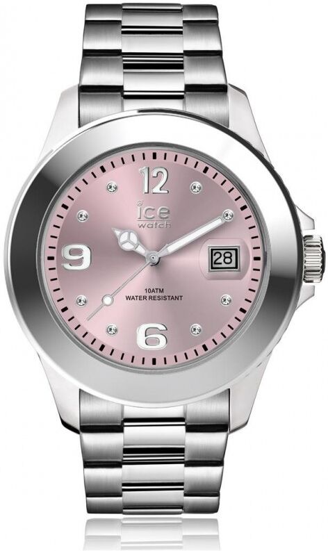 Ice Watch Montre Unisexe Steel Classic Light Pink SR Stones Medium 016776 Ice Watch Montre Unisexe Steel Classic Light Pink SR Stones Medium 016776