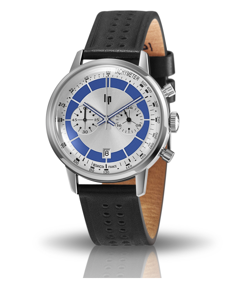LIP Rallye Montre Unisexe Chrono Bracelet Cuir Noir-671800 LIP Rallye Montre Unisexe Chrono Bracelet Cuir Noir-671800