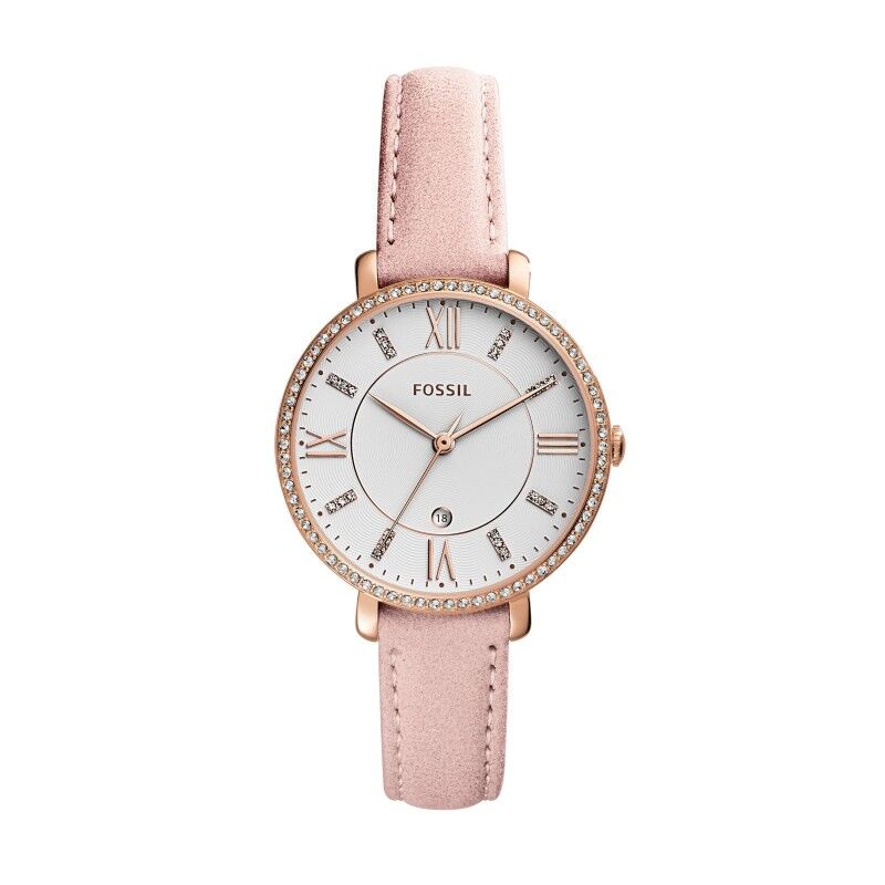 Fossil Femme Montre Analogique Quartz avec Bracelet Cuir Rose ES4303 Fossil Femme Montre Analogique Quartz avec Bracelet Cuir Rose ES4303