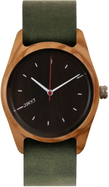 DWYT Watch Homme Analogique Quartz avec Bracelet Cuir Vert impérial - DW-00107-5009 DWYT Watch Homme Analogique Quartz avec Bracelet Cuir Vert impérial - DW-00107-5009