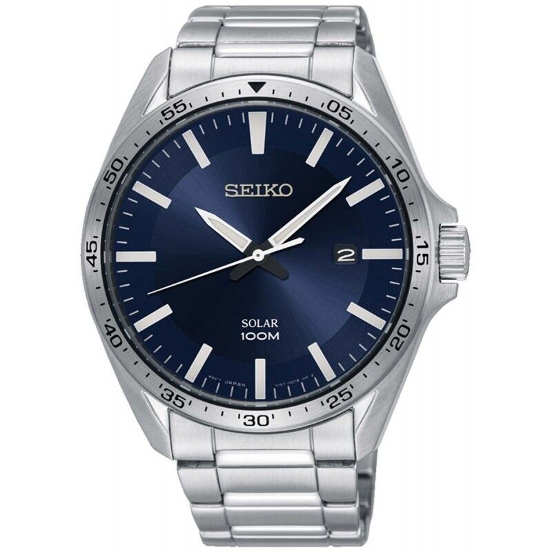 Seiko Montre Homme Solaire Acier SNE483P1 Seiko Montre Homme Solaire Acier SNE483P1