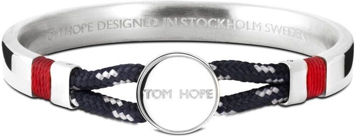 Tom Hope Bracelet Hybrid Original-SV-BL-GR- Taille M-TM0356 Tom Hope Bracelet Hybrid Original-SV-BL-GR- Taille M-TM0356