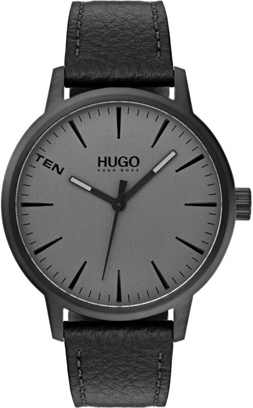 HUGO BOSS Montre Homme Casual Stand Acier Cuir Noir 1530074 HUGO BOSS Montre Homme Casual Stand Acier Cuir Noir 1530074