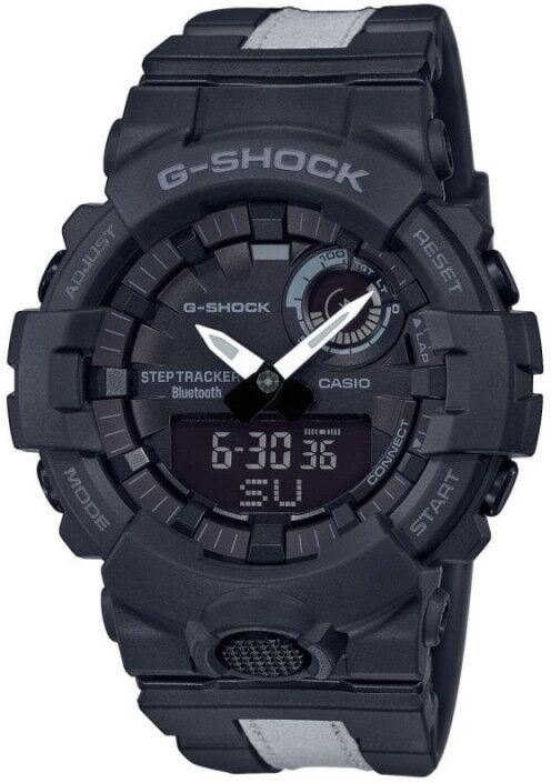 Casio G-Shock Montre Homme Bluetooth Chrono Résine Noire GBA-800LU-1AER Casio G-Shock Montre Homme Bluetooth Chrono Résine Noire GBA-800LU-1AER