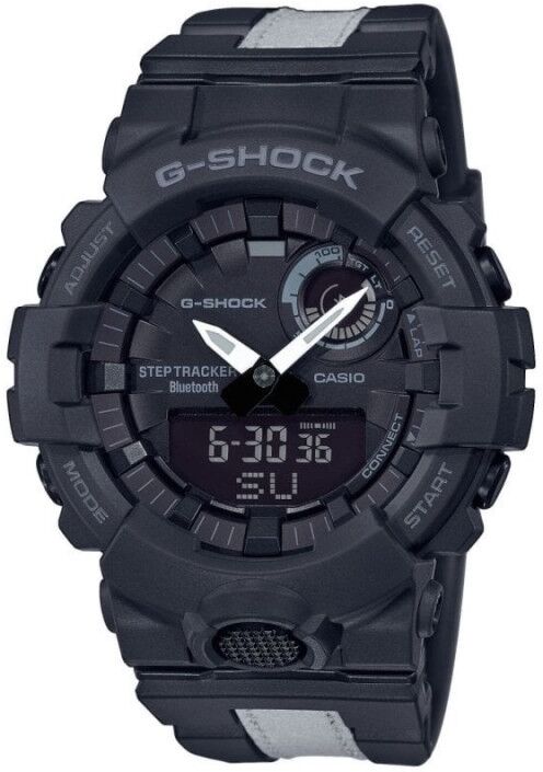 Casio G-Shock Montre Homme Bluetooth Chrono Résine Noire GBA-800LU-1AER