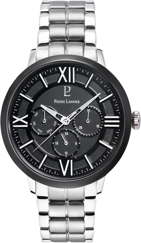 Pierre Lannier Beaucour Homme Multifonction Acier 256F131 Pierre Lannier Beaucour Homme Multifonction Acier 256F131