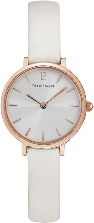 Pierre Lannier Nova Femme Acier Doré Rose Cuir Blanc 014J920 Pierre Lannier Nova Femme Acier Doré Rose Cuir Blanc 014J920