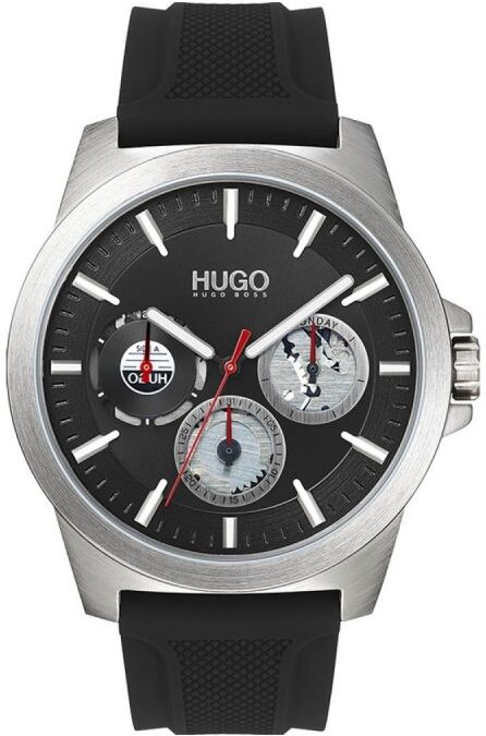 HUGO BOSS Twist Montre Homme Multifonctions Silicone Noir 1530129 HUGO BOSS Twist Montre Homme Multifonctions Silicone Noir 1530129