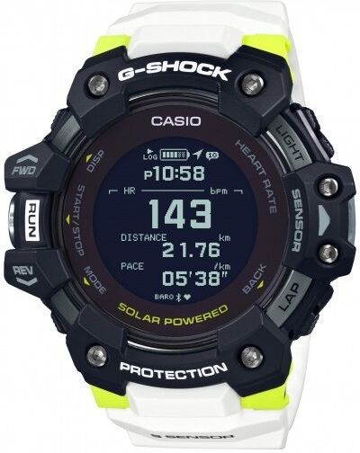 Casio G-Shock G-Squad GPS Montre Homme Résine Blanche GBD-H1000-1A7ER