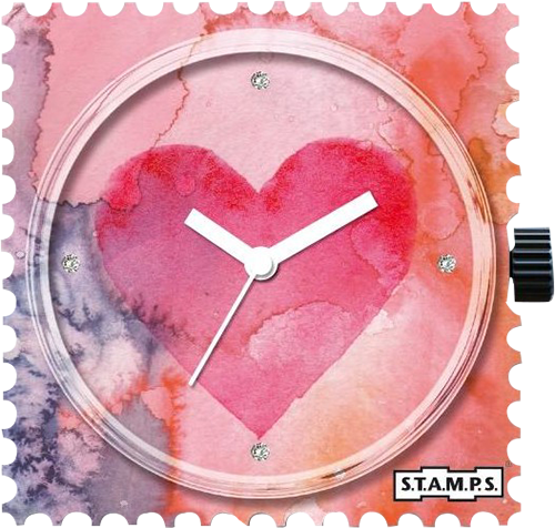 STAMPS Boitier Montre Design Heart Final Diamond-105430 STAMPS Boitier Montre Design Heart Final Diamond-105430