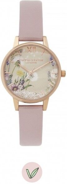 Olivia Burton The Wishing Watch Montre Femme Acier Doré Rose Cuir Violet OB16SG04 Olivia Burton The Wishing Watch Montre Femme Acier Doré Rose Cuir Violet OB16SG04