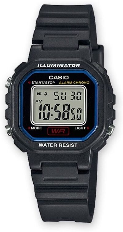 Casio Montre Casio Junior Chrono Résine Noire LA20WH-1CEF