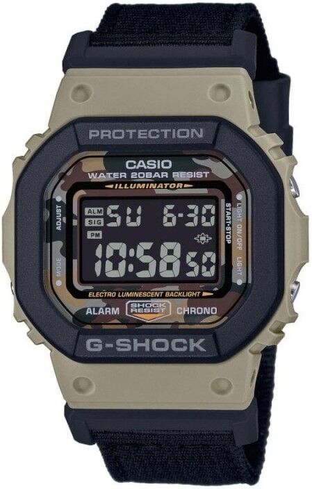 Casio G-Shock Montre Homme Nylon Noir DW-5610SUS-5ER Casio G-Shock Montre Homme Nylon Noir DW-5610SUS-5ER