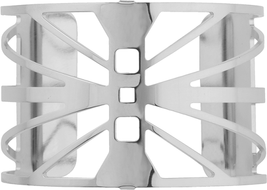 Les Georgettes Manchette Femme Les Coutures Rayon Argenté 40 mm -70315031600000 Les Georgettes Manchette Femme Les Coutures Rayon Argenté 40 mm -70315031600000