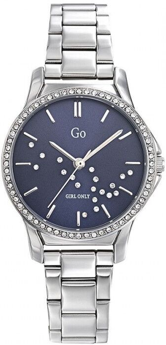 Go Girl Only Go Girl Montre Femme Acier Cadran Bleu Et Strass 695358 Go Girl Only Go Girl Montre Femme Acier Cadran Bleu Et Strass 695358