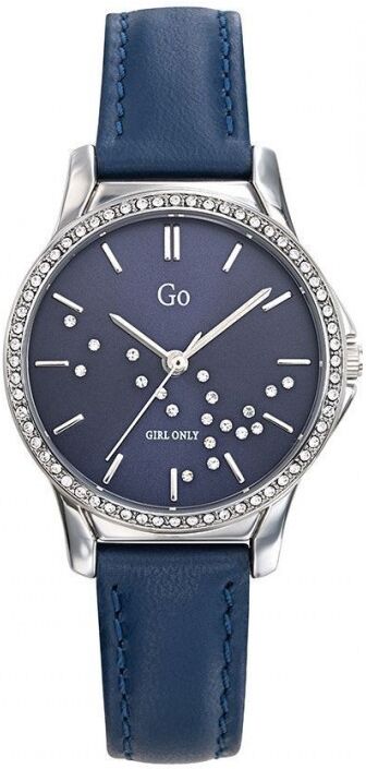 Go Girl Only Go Girl Montre Femme Acier Cuir Bleu Cadran Bleu Et Strass 699360 Go Girl Only Go Girl Montre Femme Acier Cuir Bleu Cadran Bleu Et Strass 699360