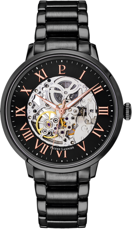 Pierre Lannier Automatic Montre Homme Acier Noir 316D439 Pierre Lannier Automatic Montre Homme Acier Noir 316D439