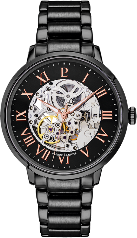 Pierre Lannier Automatic Montre Homme Acier Noir 316D439