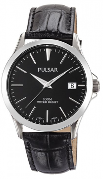 Pulsar Montre Pulsar Homme Sport Cuir Noir PS9457X1 - 100 Mètres Pulsar Montre Pulsar Homme Sport Cuir Noir PS9457X1 - 100 Mètres