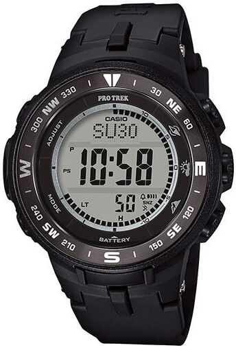 Casio PROTREK Montre Homme Altimètre Solaire Résine Noir PRG330-1ER Casio PROTREK Montre Homme Altimètre Solaire Résine Noir PRG330-1ER