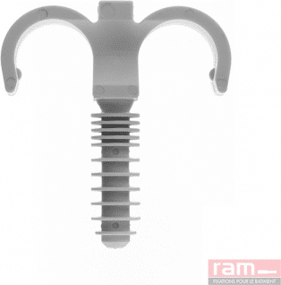 Boîte de 100 ramclip double pour diamètre 16 mm ram 56816