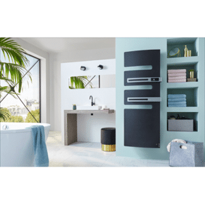 Atlantic seche-serviettes serenis 1750w connecte anthracite soufflerie mat a droite 850531