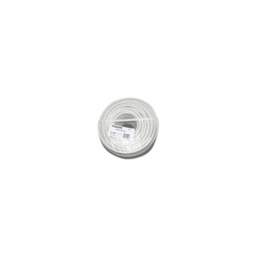 CABLES Câble souple domestique couronne de 50 mètres 2x1.5mm² blanc ho5vvf2x1.5