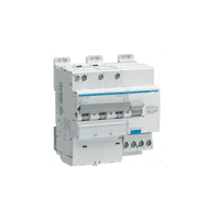 Disjoncteur différentiel 3p+n 6/10ka courbe c 20a 30ma type ac hager adc420f