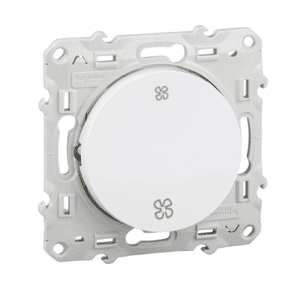 SCHNEIDER ELECTRIC Schneider odace interrupteur vmc blanc sans position arrêt s520233