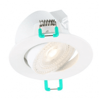 Spot encastré led 5w 420lm 830 ip44 blanc sylvania 0005370