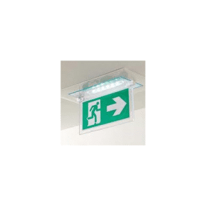 Porte pictogramme sur la tranche pour luminaires evacuation/habitation/bi-fonctions uralife ura 168200