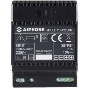 Alimentation modulaire - 230 vac / 12 vcc - 2.5a aiphone ps1225dm