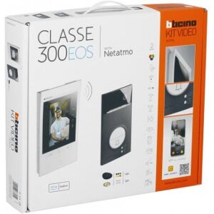 Kit portier video classe 300x connecte wifi noir - assistant vocal alexa integre - bticino 363916