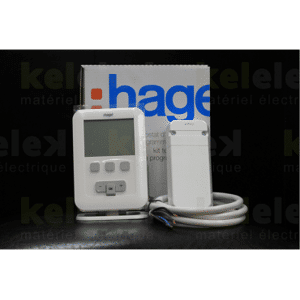 HAGER Kit tap digital radio 7j + récepteur mural hager ek560