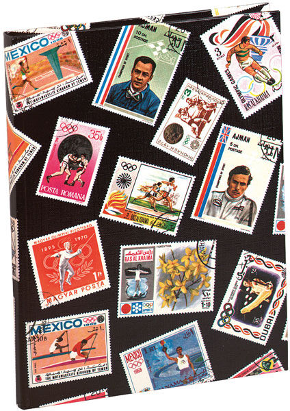 Exacompta Album timbres noir 16 pages philatélie petit Exacompta Album timbres noir 16 pages philatélie petit