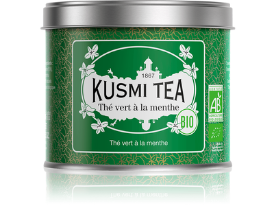Thé vert à la menthe - Thé vert à la menthe - Boite à thé en vrac - Kusmi Tea