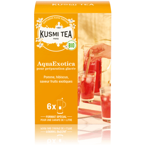 AquaExotica (Infusion de fruits bio) - Infusion hibiscus, mangue - Sachets de the - Kusmi Tea